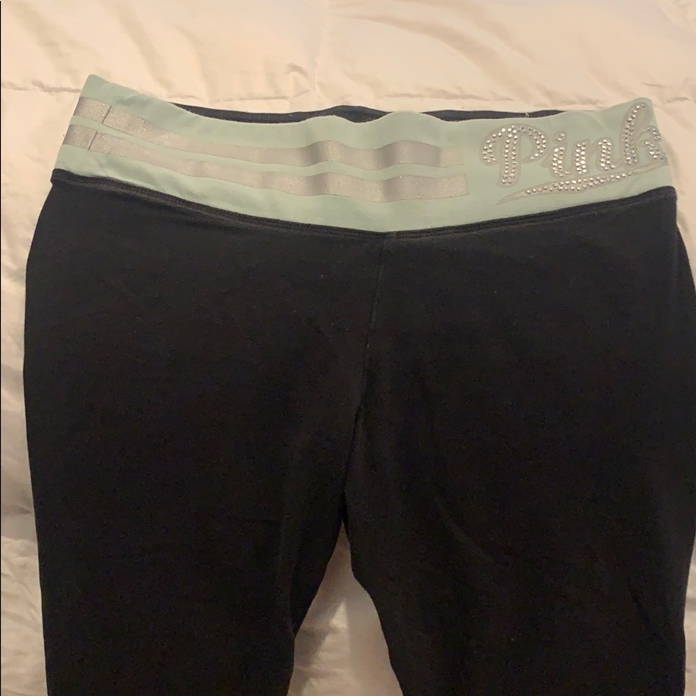 Pink Cropped leggings